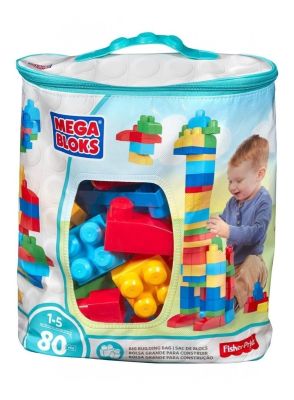 MEGA BLOKS BOLSA PARA CONSTRUIR 80 BLOQUES AZUL MEGA BLOKS BOLSA PARA CONSTRUIR 80 BLOQUES AZUL