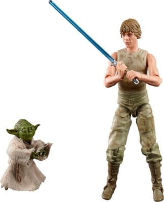 STAR WARS BLACK SERIES EMPIRE STRIKES BACK DELUXE LUKE & YODA STAR WARS BLACK SERIES EMPIRE STRIKES BACK DELUXE LUKE & YODA