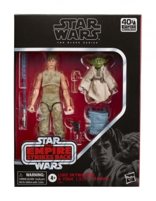 STAR WARS BLACK SERIES EMPIRE STRIKES BACK DELUXE LUKE & YODA STAR WARS BLACK SERIES EMPIRE STRIKES BACK DELUXE LUKE & YODA