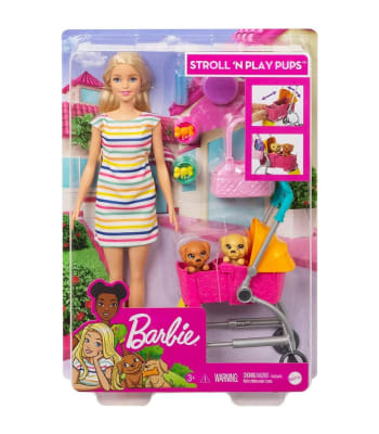 BARBIE UN PASEO CON CACHORROS BARBIE UN PASEO CON CACHORROS