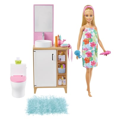 BARBIE MUÑECA + MUEBLES BARBIE MUÑECA + MUEBLES