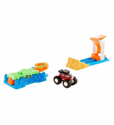 HOT WHEELS MONSTER TRUCKS LAUNCH HOT WHEELS MONSTER TRUCKS LAUNCH