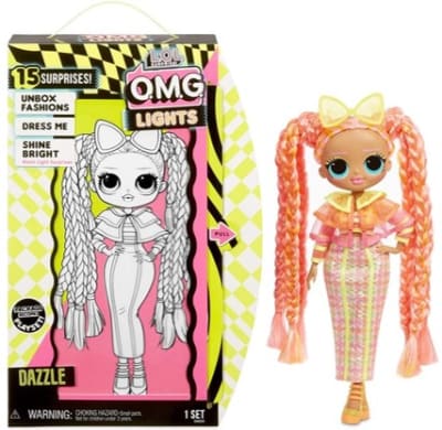 MUÑECA LOL SURPRISE OMG LIGHTS DAZZL CON 15 SORPRESAS LO565147 MUÑECA LOL SURPRISE OMG LIGHTS DAZZL CON 15 SORPRESAS LO565147