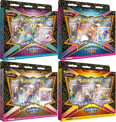 POKEMON SHINING FATES MAD PARTY PIN COLLECTIONS ESPAÑOL POKEMON SHINING FATES MAD PARTY PIN COLLECTIONS ESPAÑOL