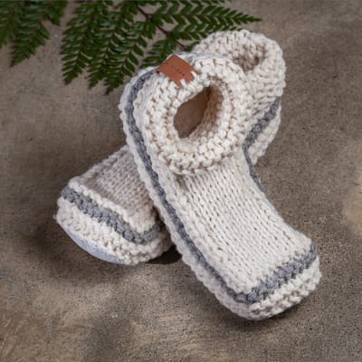 Pantuflas Adulto Crudo