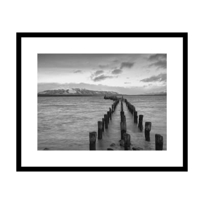 Fotografía Enmarcada Muelle Puerto Natales1