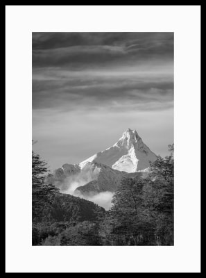 Fotografía Enmarcada Volcán Puntiagudo1