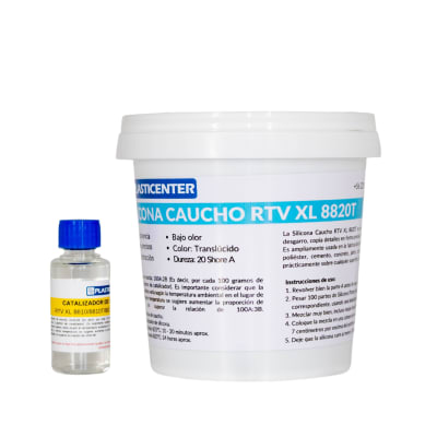 Silicona Caucho RTV XL 8820T (Translúcida)1