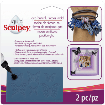 Sculpey - Molde de Silicona Horneable Mariposa Geo