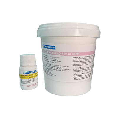 Silicona de caucho RTV XL 8800 (Blanca)1