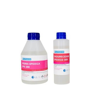 Kit Resina Epoxica EPO 200/309 para mesa de río - Alto espesor