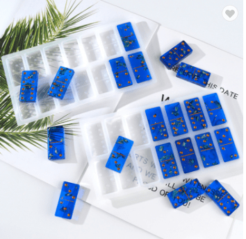 MOLDE DE SILICONA SET DOMINO (D195)1