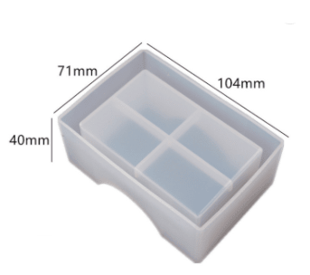 MOLDE DE SILICONA PORTA POSAVASO CUADRADO (P338)