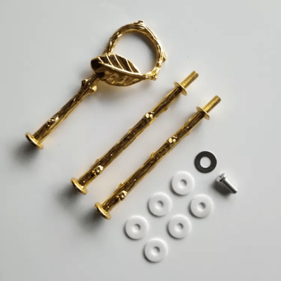 SOPORTE BANDEJA DISEÑO #2 GOLD (S146)