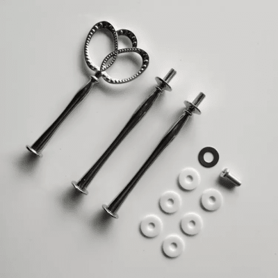 SOPORTE BANDEJA DISEÑO #3 SILVER (S149)