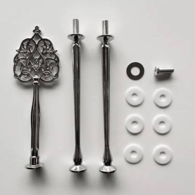 SOPORTE BANDEJA DISEÑO #4 SILVER (S151)1