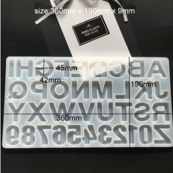 MOLDE DE SILICONA ABECEDARIO INVERTIDO #1 (A126)