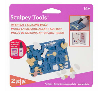 Sculpey - Molde de Silicona Horneable Mascota/Bebé