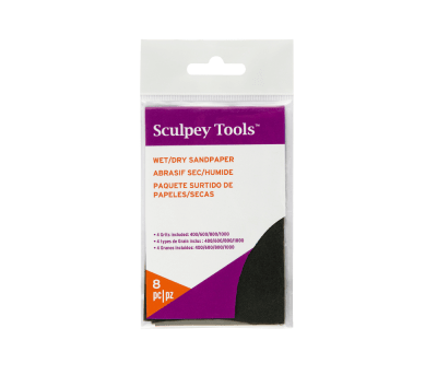 Sculpey Tools - Pack de lijas Húmedo/Seco (8pcs)