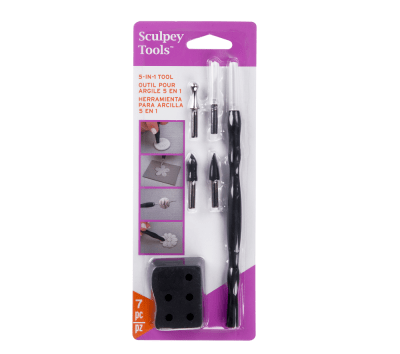 Sculpey Tools - Herramientas para Arcilla 5 en 1 (7 piezas)