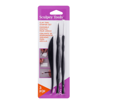 Sculpey Tools - Set de Herramientas variadas para Arcilla (3 piezas)