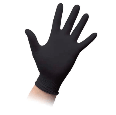 Guantes de Nitrilo 3,5 gr Negro