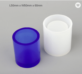 MOLDE DE SILICONA MACETA CILINDRO #1 (M155)1