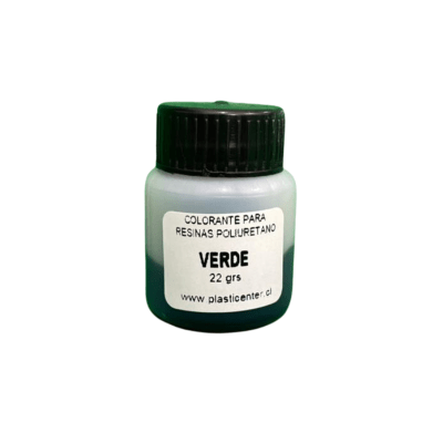 COLORANTE PU VERDE 22 GRS.