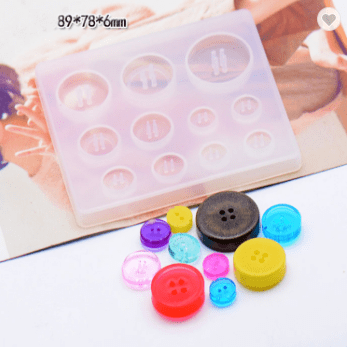 MOLDE DE SILICONA BOTONES (B197)1