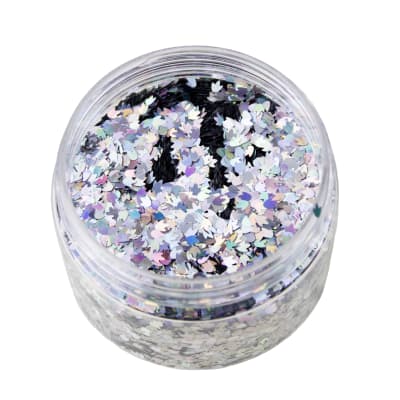 GLITTER DISEÑO CESPED PLATA 3MM1