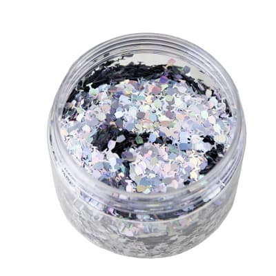 GLITTER DISEÑO COPA PLATA 5MM