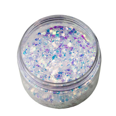 Glitter Glass Flúor - Celeste