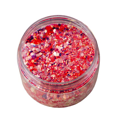 Glitter Glass Flúor - Coral