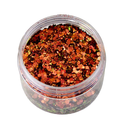 Glitter Mix Camaleón - Naranjo1