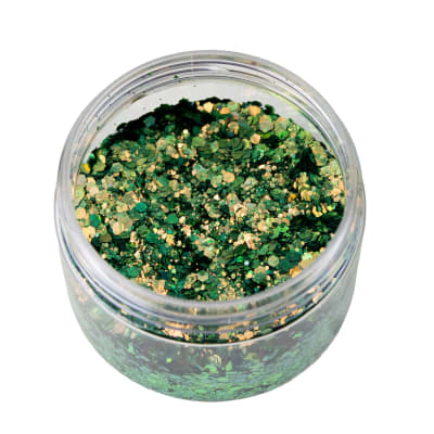 GLITTER MIX CAMALEON - VERDE #1