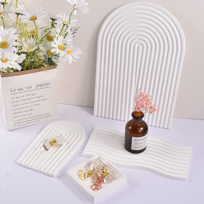 MOLDE DE SILICONA ARCO DECORATIVO DISEÑO LINEAS (D285)