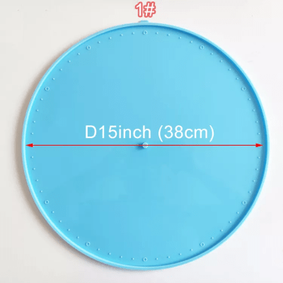 MOLDE DE SILICONA BASE RELOJ MURAL (R131)3