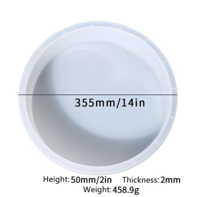 MOLDE DE SILICONA MESA REDONDA 35,5CM (M218)