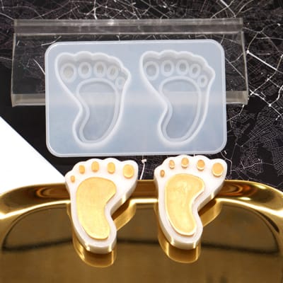 MOLDE DE SILICONA HUELLA BEBÉ (F279)