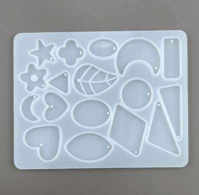 MOLDE DE SILICONA JOYERIA 17 FIGURAS (J224)