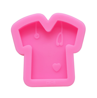 MOLDE DE SILICONA CHAQUETA CLÍNICA CON DETALLES (F268)