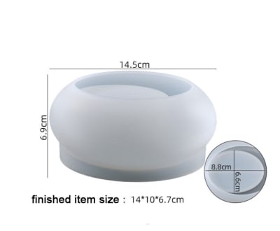 MOLDE DE SILICONA MACETA OVALADA (M299)1