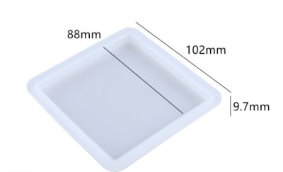 MOLDE DE SILICONA POSAVASO CUADRADO (P288)1