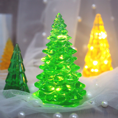 MOLDE DE SILICONA ARBOL NAVIDAD 2 PIEZAS (N335)