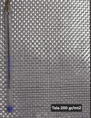 Tela Roving 200 gr/mt2 (1 mt ancho)