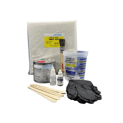 Kit reparación fibra de vidrio 0,5mt2