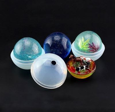 MOLDE DE SILICONA ESFERA (E203)