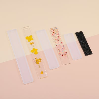 MOLDE DE SILICONA SET MARCAPAGINAS RECTANGULAR (M198)