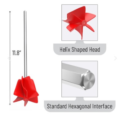 Mezclador de pintura Helix 11.8