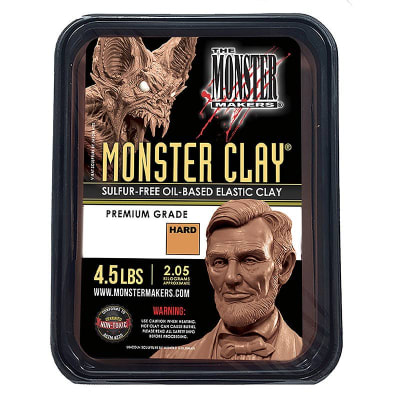Monster Clay Brown - Hard Grade 2.05 Kg (4.5lbs)